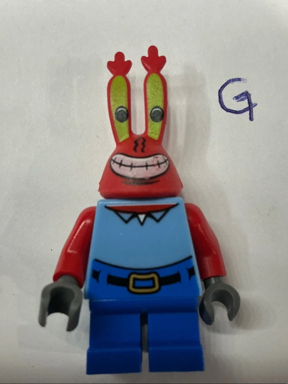 LEGO Mr. Krabs minifigure